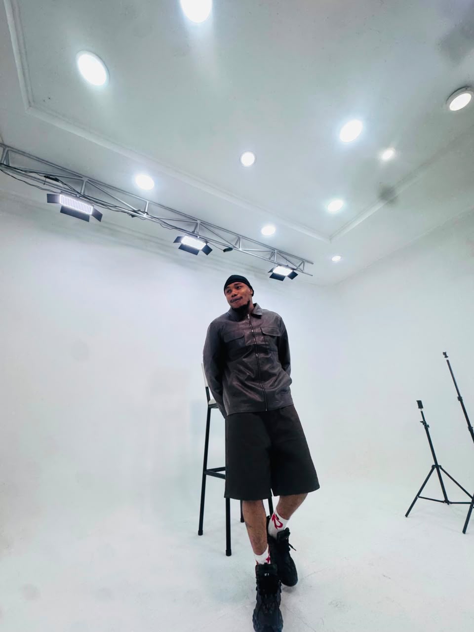 H3RITAGE under bright studio lights — official promotional portrait